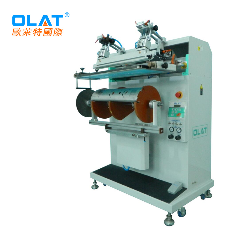 Stable Cylindrical Grill Shelf Curved Screen Printing Machine