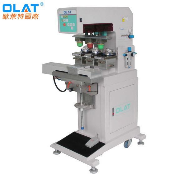  High Precision Measuring Cup Three Color Pad Printing Machine with Shuttle 