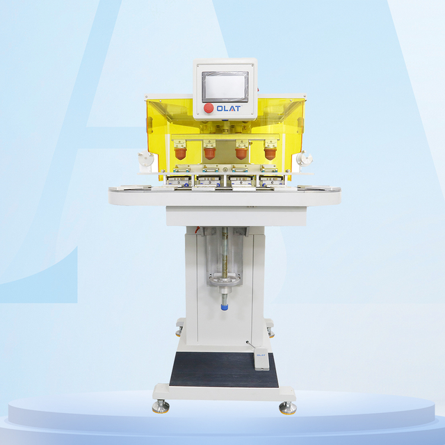 Four Color Pad Printing Machine Conveyor For Medical Cards 