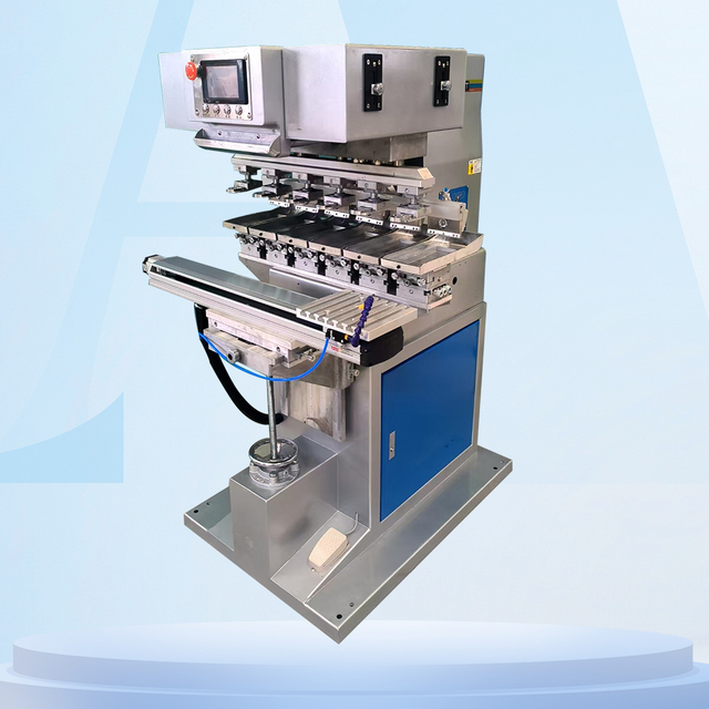 Bestselling 6-Color Servo Linear Pad Printing Machine