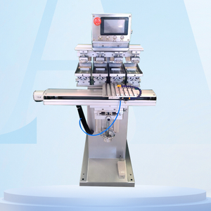 4-Color Servo Shuttle Pad Printing Machine with Inkwell System