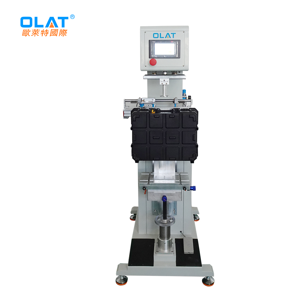 Automatic single color horizontal oil cup pad printing machine