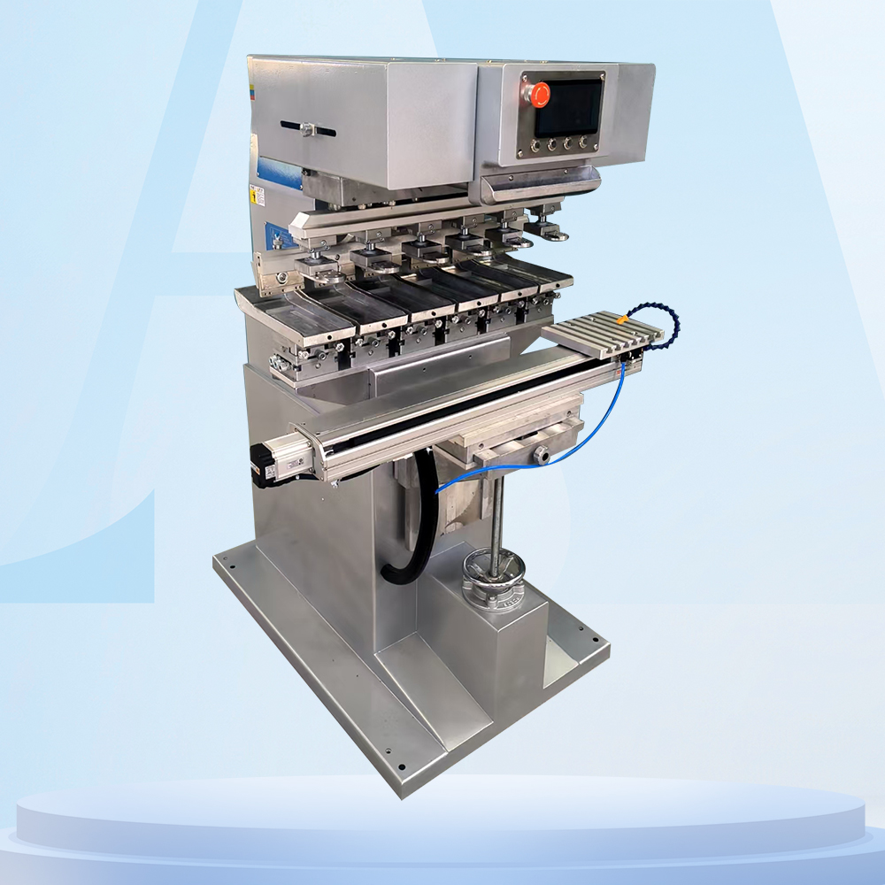 Bestselling 6-Color Servo Linear Pad Printing Machine