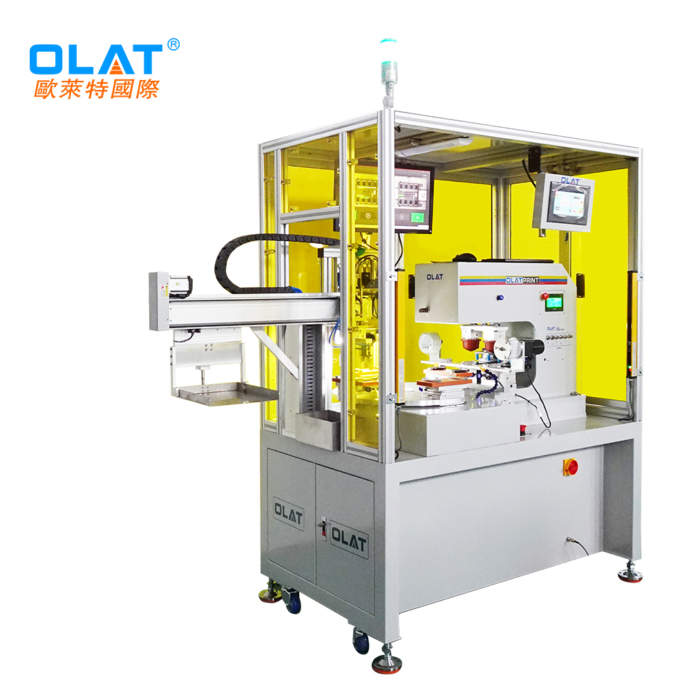 Full Servo Pad Printing Machine with CCD Detecting Unloading The Products 
