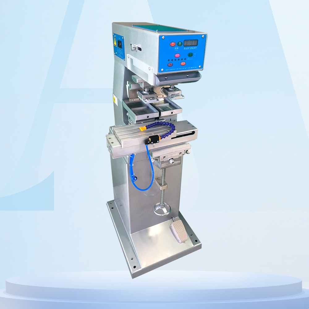 New Two-Color Pneumatic Shuttle Pad Printer (Oil Cup System) - Special Introductory Pricing