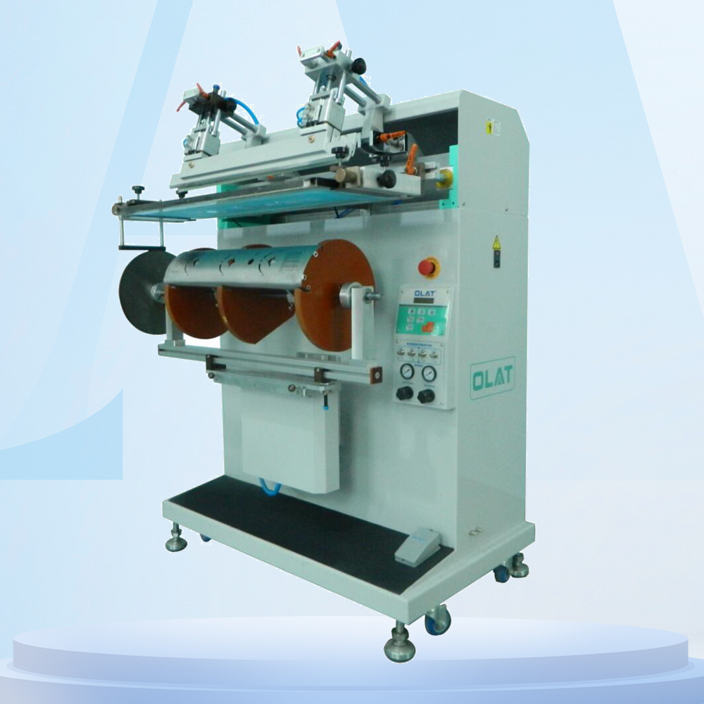 Stable Cylindrical Grill Shelf Curved Screen Printing Machine