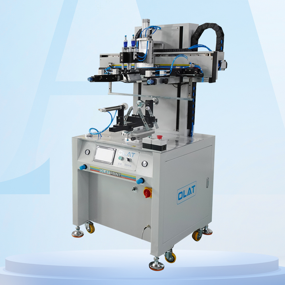 OS-600FA curved pneumatic screen printer