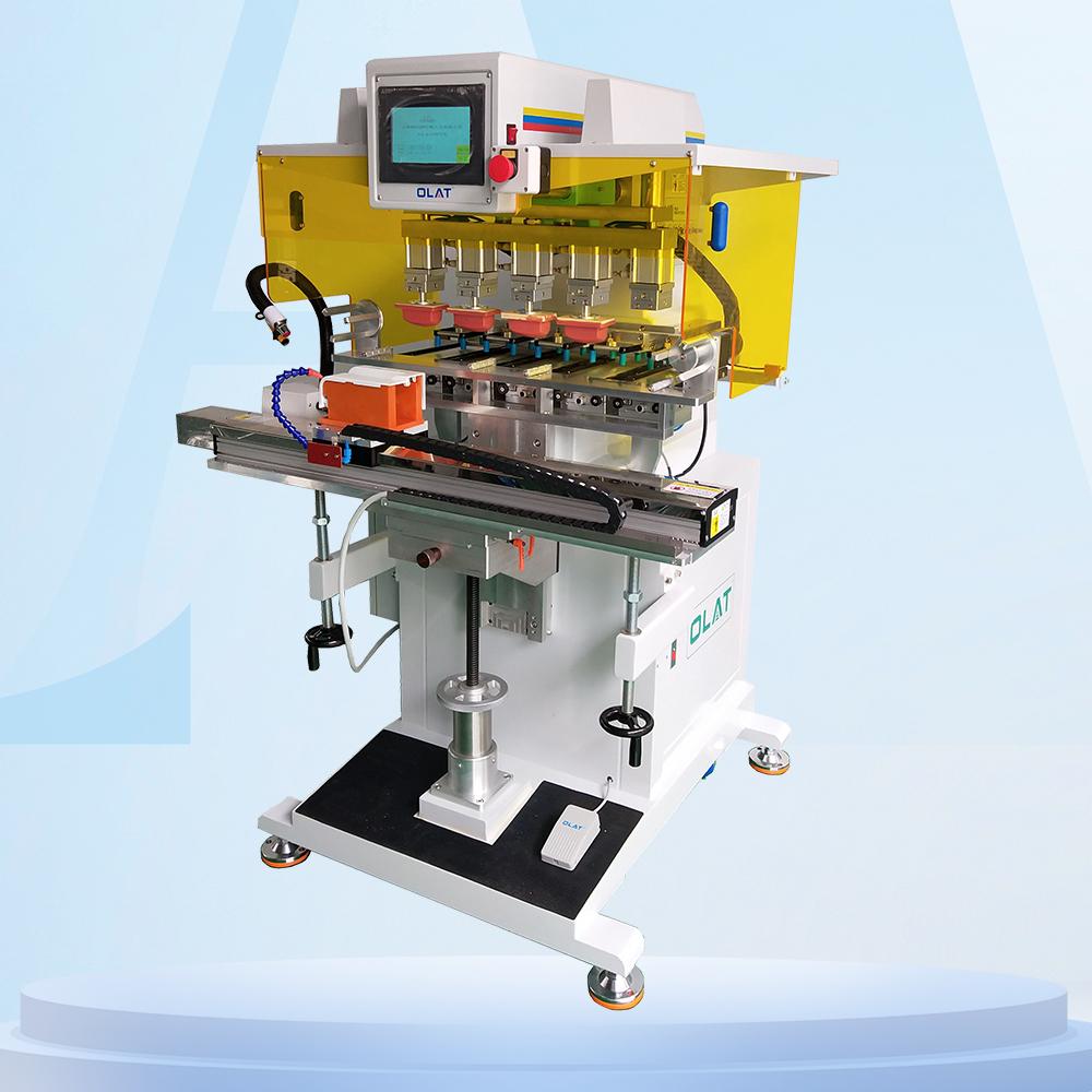 Five Color Pad Printing Machine with Servo Shuttle