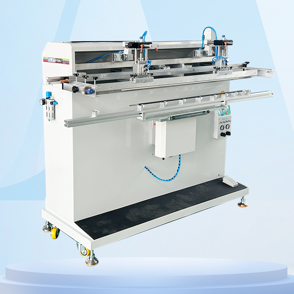 OS-60RL medical catheter long rod curved surface screen printing machine